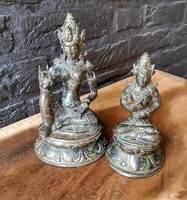 Rzeźby orientalne z brązu. Rzeźby tybetańskie. Rzeźby buddyjskie. Mano cornuta